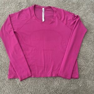 Lululemon Swiftly Tech Long Sleeve Shirt - 14 - Pink